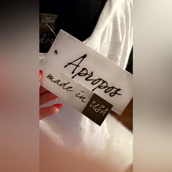 Twist Tank Top | Womens | White | Size S | Apropos | NEW - Picture 4 of 5